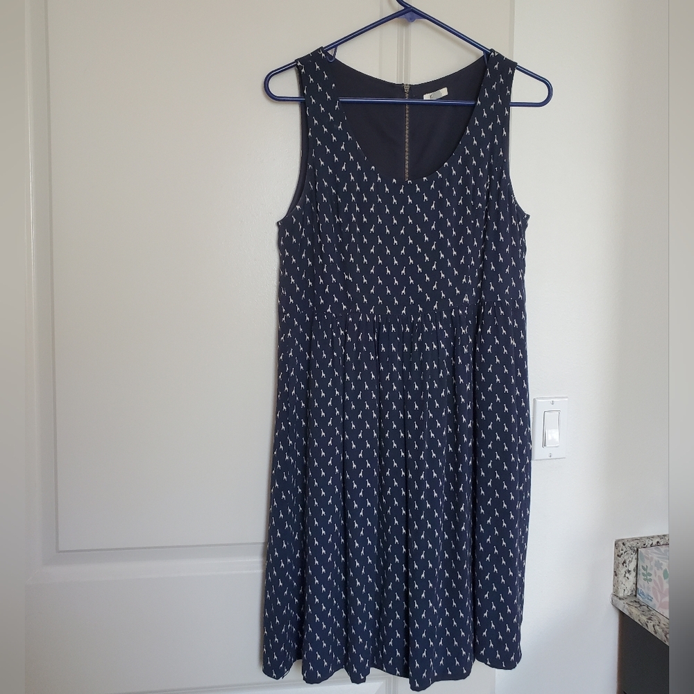 Fossil Giraffe Pattern Dress